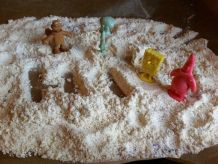 Spielsand für den Innenbereich herstellen