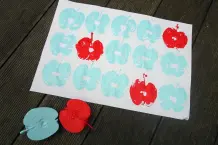 Apfeldruck selber machen ~ DIY