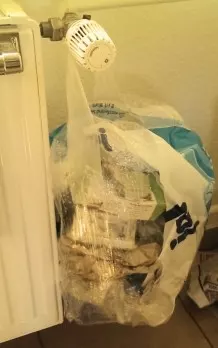 Verpackung von Toilettenpapier weiterverwenden