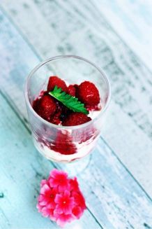 Himmlisches Himbeer-Windbeutel Dessert