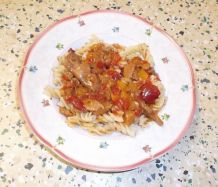 Schnelles Gulasch aus Gyros-Pfanne