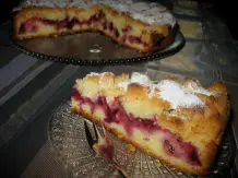 Schnell zubereiteter Pflaumenkuchen