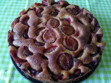 Schnell zubereiteter Pflaumenkuchen