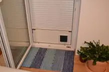 Katzenklappe der anderen Art, ohne die Türe zu beschädigen