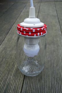 Upcycling: Lampe aus Marmeladenglas