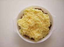 Bauernauflauf mit grünen Bohnen