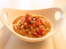Pikante Linsensuppe mit Kokosmilch - vegan