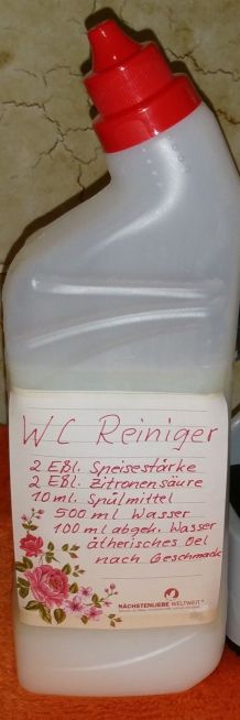 WC-Reiniger selbst herstellen