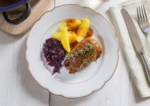 Pikante Wildschweinrouladen
