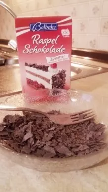 Raspelschokolade anstatt geriebener Schokolade