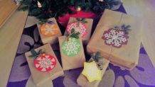 Geschenk-Verpackung mal anders: Puristisch-Upcycling