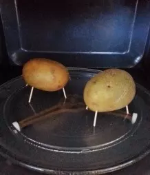 5-Minuten-Kartoffel aus der Mikrowelle