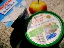 Ein sehr schnelles Gericht - Sahnehering mit Pellkartoffeln
