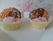 Schokoladen-Dessert Schälchen herstellen