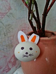 Süßes Eierhäschen - Osterdeko zum Aufhängen