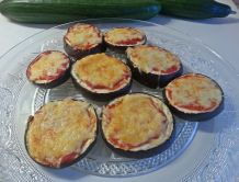Kleine Auberginen-Pizzen ala Margherita