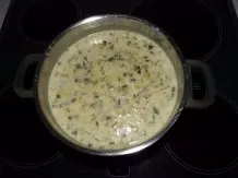 3 Liter Lauch-Kartoffelsuppe mit Frischkäse