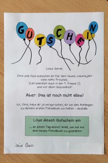 Gutschein für Kinder gestalten