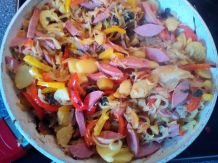 Bunte Kartoffel-Gemüse-Pfanne