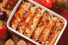 Skinny Chicken Enchiladas