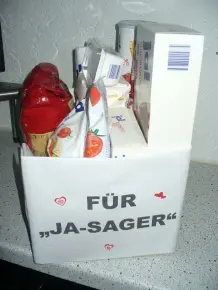 Geschenk zur Hochzeit: Für Ja-Sager