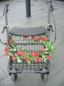 Rollator verschönern - das Leben sieht gleich viel bunter aus