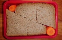 Geometrie des Pausenbrots - wenn die Brotbox nicht passt