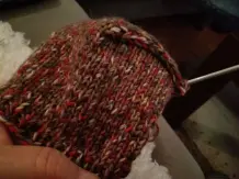 Gestrickte Haus- oder Bettsocken