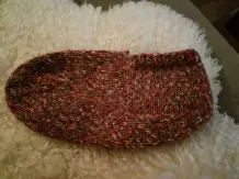 Gestrickte Haus- oder Bettsocken