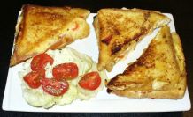 Pikanter Eiertoast aus der Pfanne