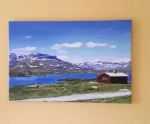 Urlaubsfoto wird zu besonderem Bild für die Wohnzimmerwand
