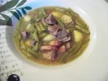 Grüne-Bohnen-Eintopf mit Fleisch