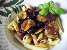 Rehragout mit Trauben