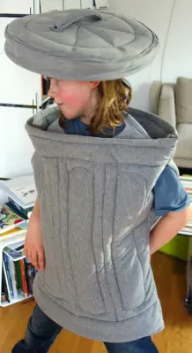 Faschingskostüm Mülltonne