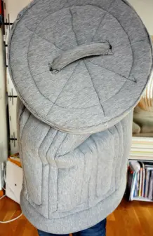 Faschingskostüm Mülltonne