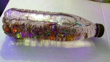 Glitzerflasche für Kinder herstellen