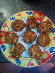 Mini-Frikadellen aus der Heißluftfritteuse