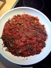 Bolognese mit Bandnudeln
