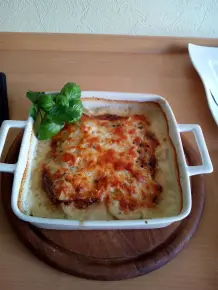 Filetscheiben vom Schwein im Speckmantel & Kartoffelgratin