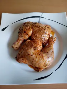 Hähnchenkeulen aus dem Backofen