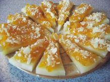 Manchego mit Quittengelee und Aprikosen