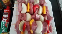Schaschlik in leckerer Soße