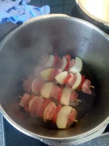 Schaschlik in leckerer Soße