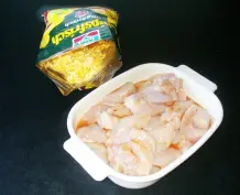 Knuspriges Fingerfood: Hähnchenbrust im Chipsmantel
