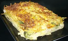 Filetspitzen-Makkaroniauflauf mit grünem Spargel