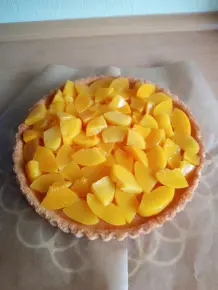 Pfirsich-Sahne-Torte mit Frischkäse