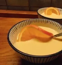 Fruchtiger Orangenpudding aus dem Schnellkochtopf