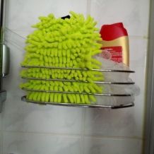 Flauschiger Putzhandschuh für empfindliche Haut