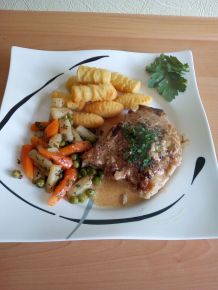 Gefüllte Schweinekoteletts mit Steinpilz