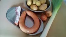 Saarländische Lyonerpfanne